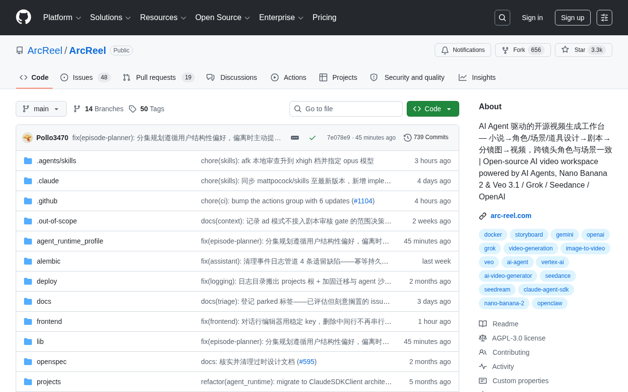 ArcReel: An Open-Source AI Agent-Powered Video Generation Workbench