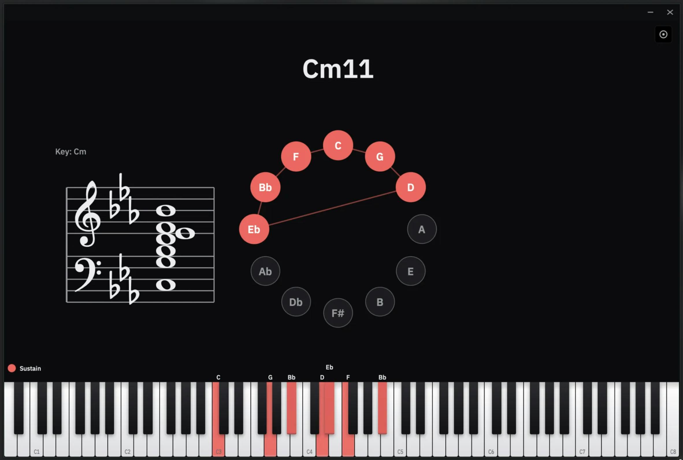 ChordViz Review: A Real-Time Visualization Workbench for MIDI and Audio