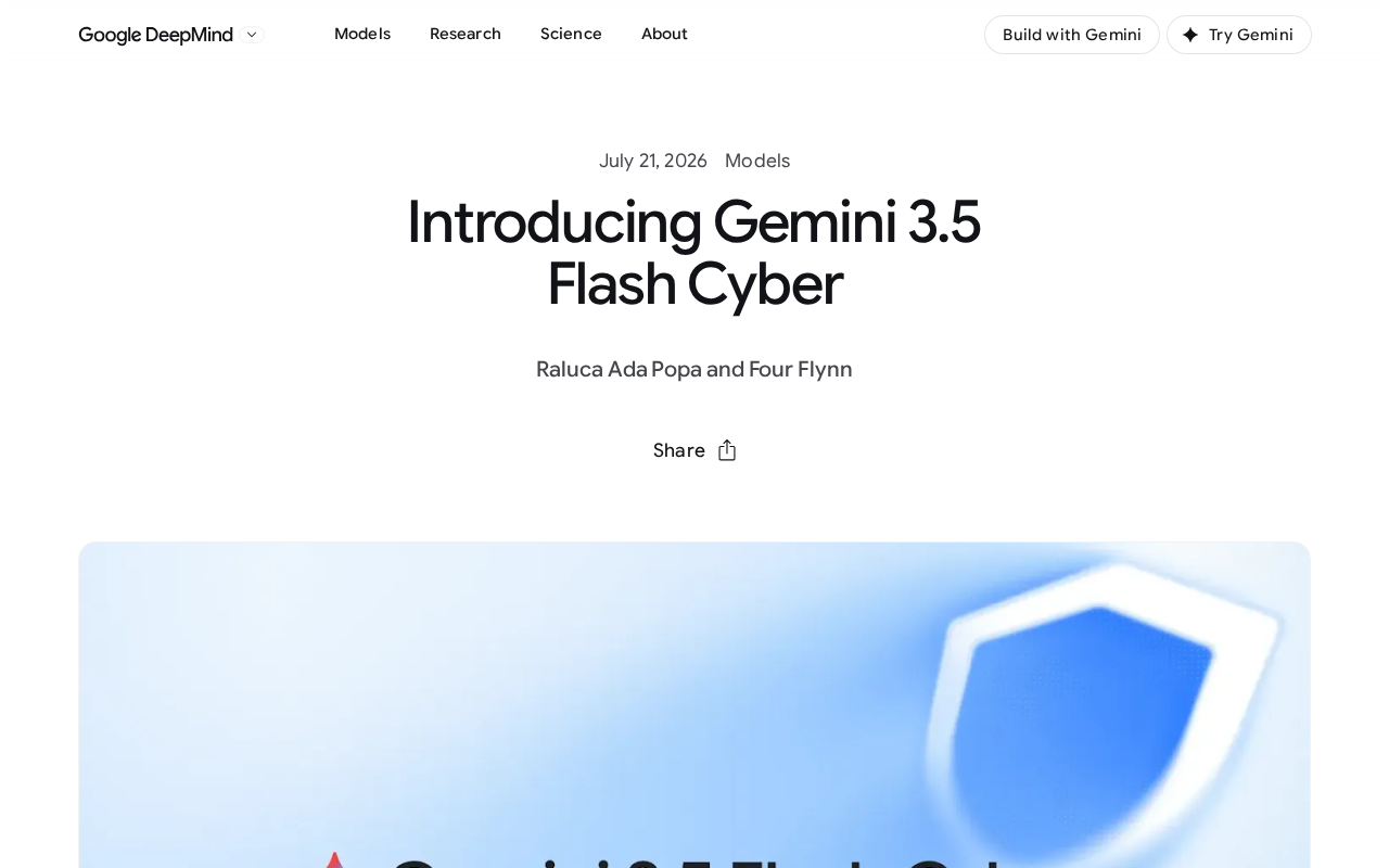 Gemini 3.5 Flash Cyber:谷歌专为漏洞检测与修复打造的AI安全模型