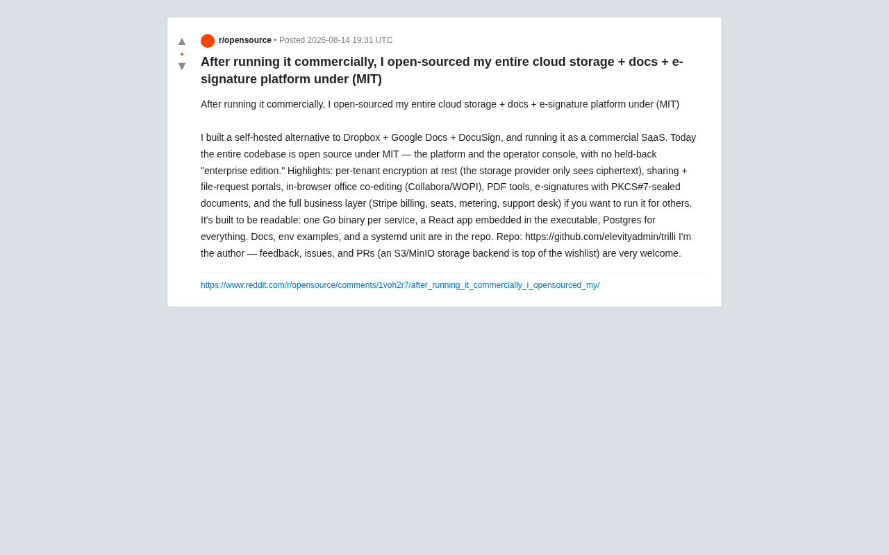 Trilli:MIT协议开源的全栈云存储平台,Dropbox替代方案