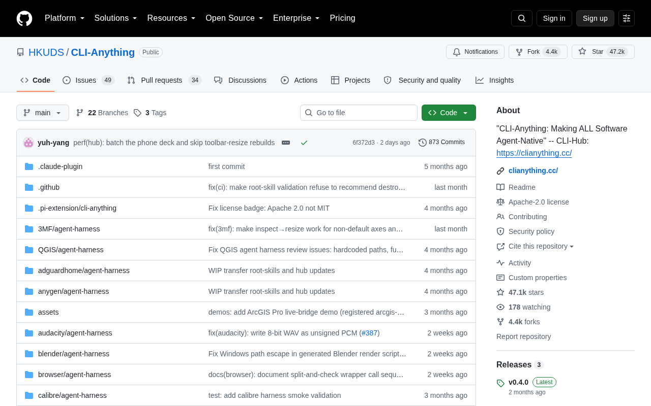 CLI-Anything:让所有软件变成Agent原生的开源工具