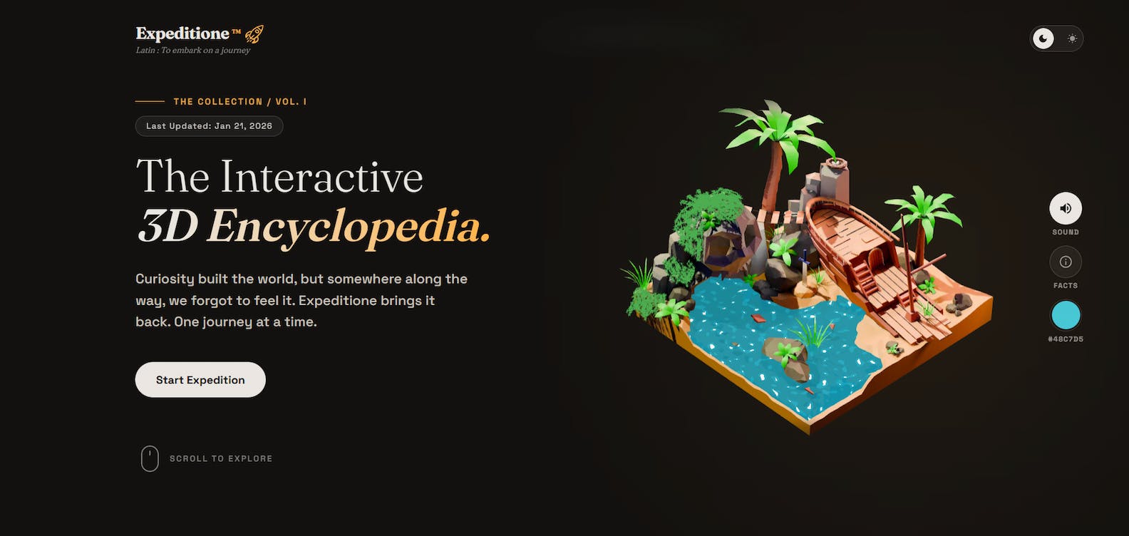 Expeditione:把百科全书变成可探索的3D世界