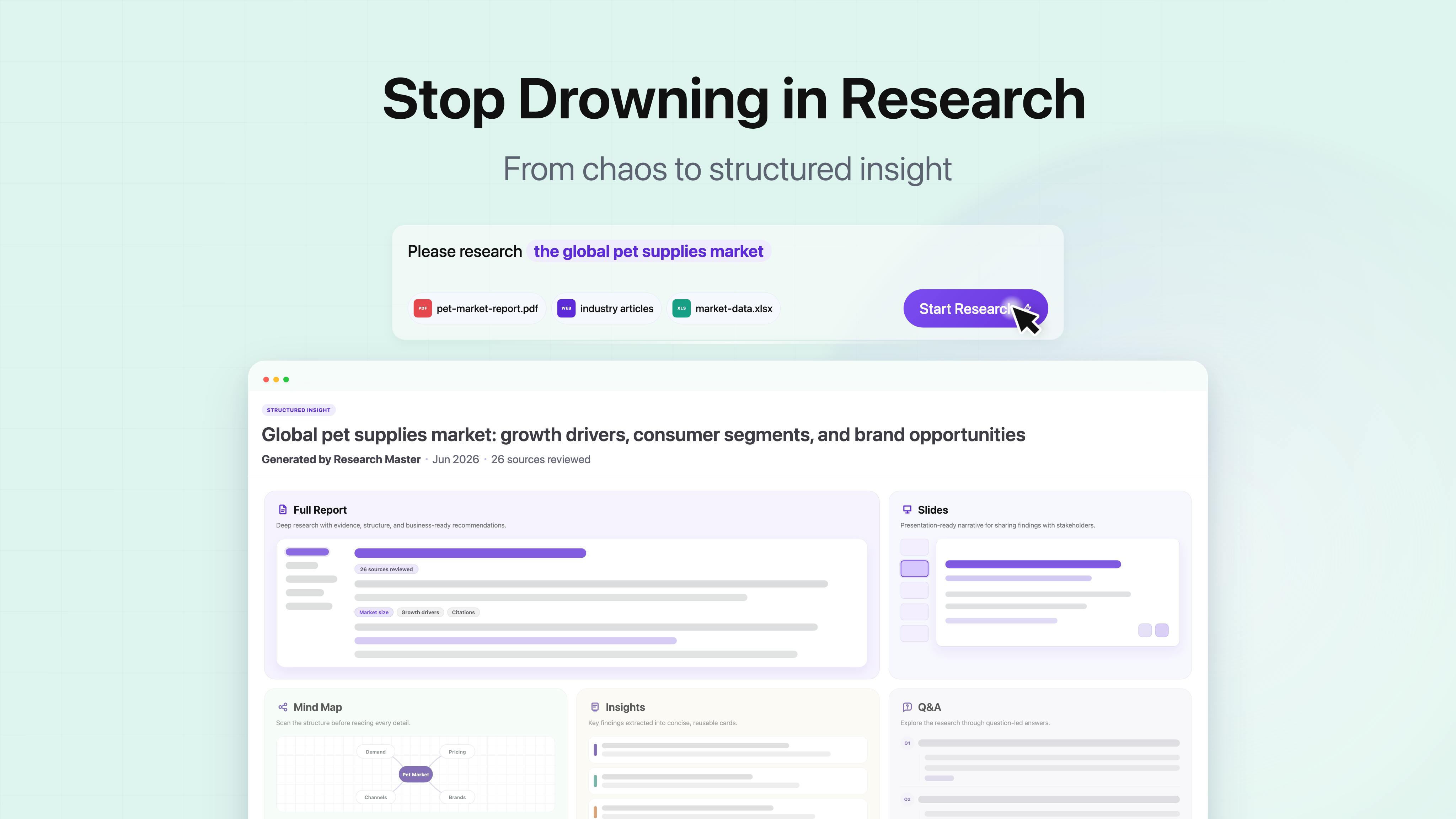 ResearchMaster AI深度评测:可验证的AI市场调研工具
