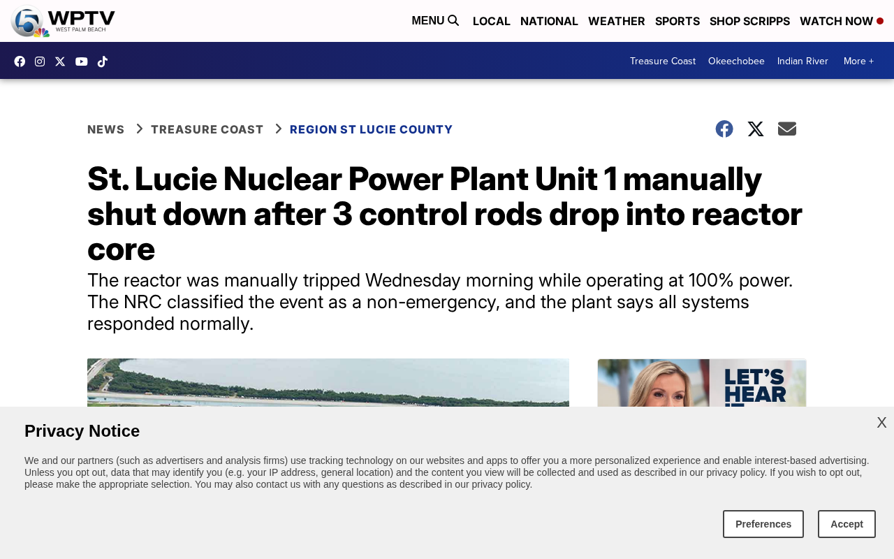 In-Depth Analysis of the St. Lucie Nuclear Power Plant Unit 1 Manual Shutdown Event