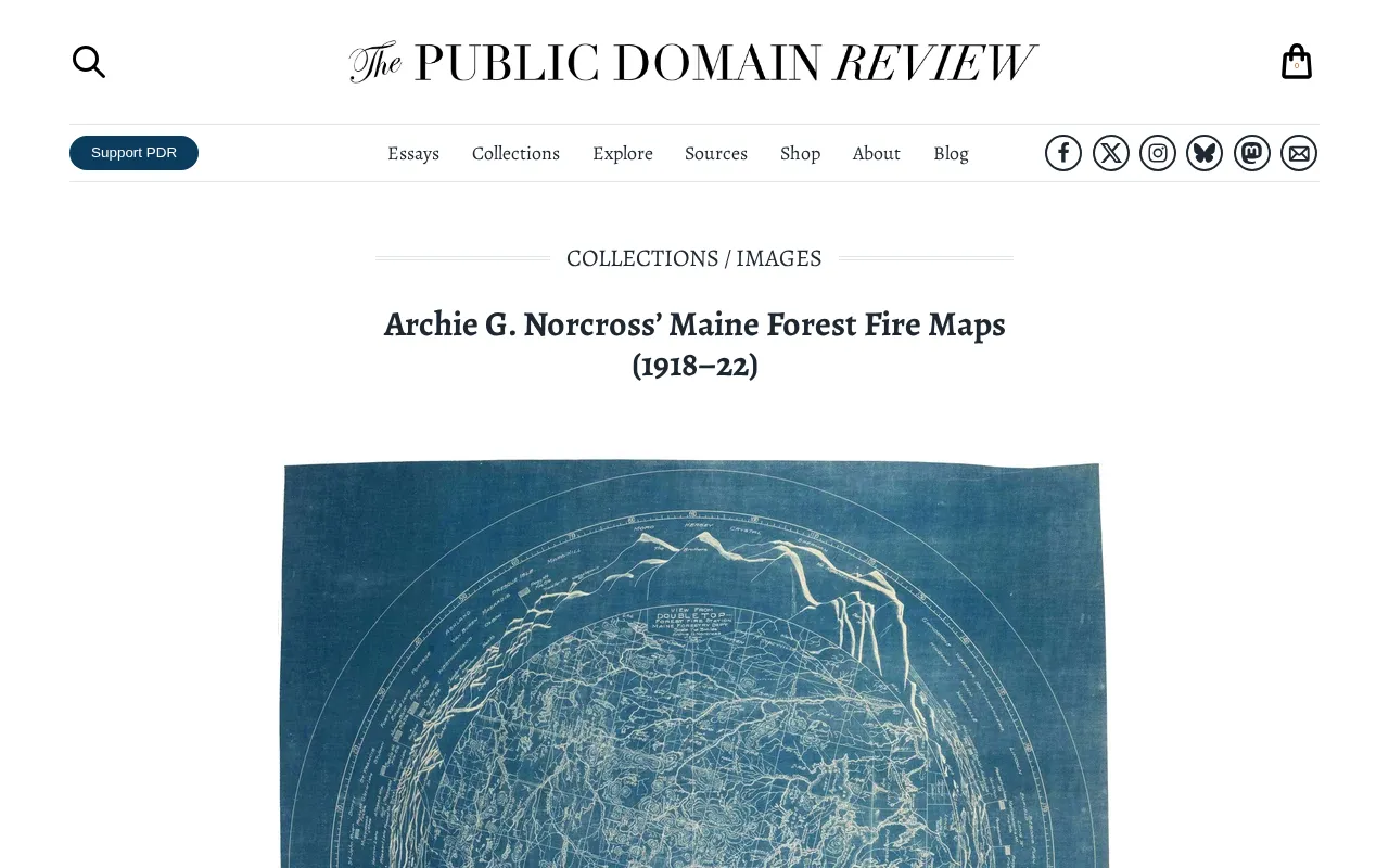 Norcross Maine Forest Fire Maps: A Century-Old Cartographic Legacy and Data Visualization Pioneer