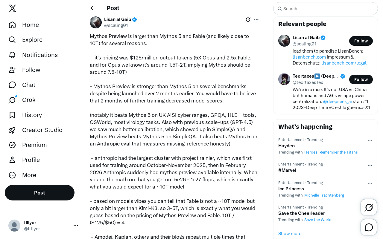 Mythos Preview参数规模分析:10万亿参数与Scaling Law的验证
