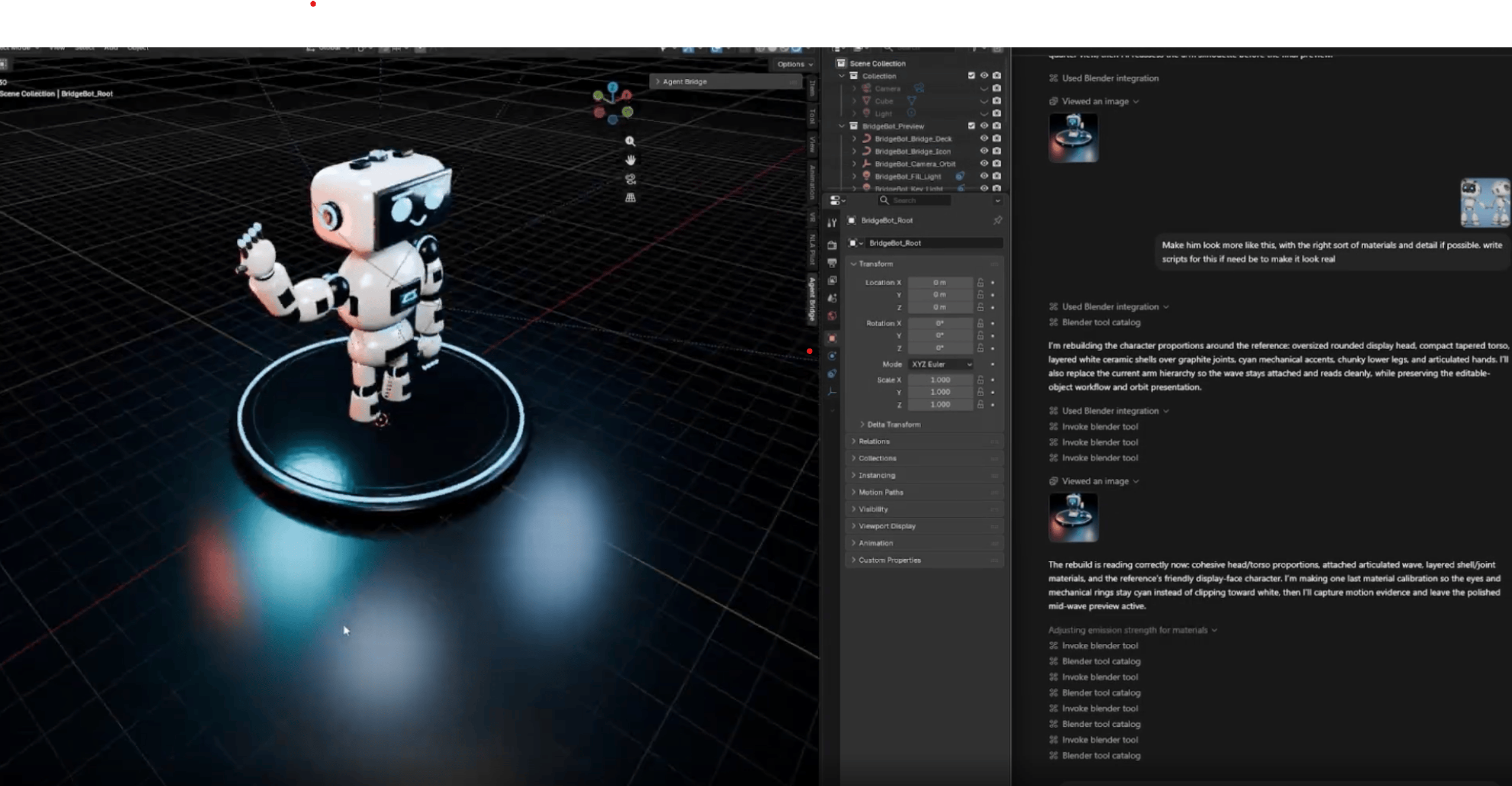 Blender Agent Bridge:用MCP协议让AI操控3D建模