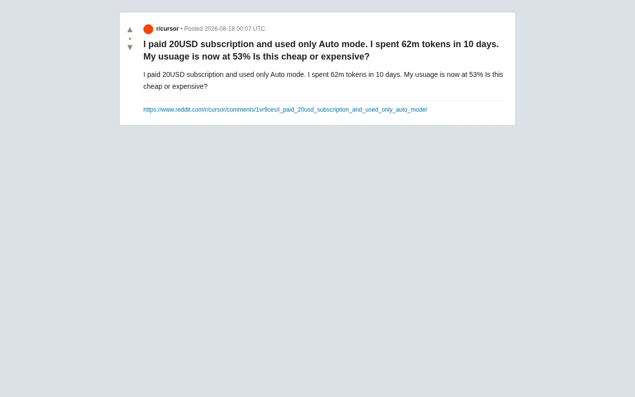 Reddit original post screenshot