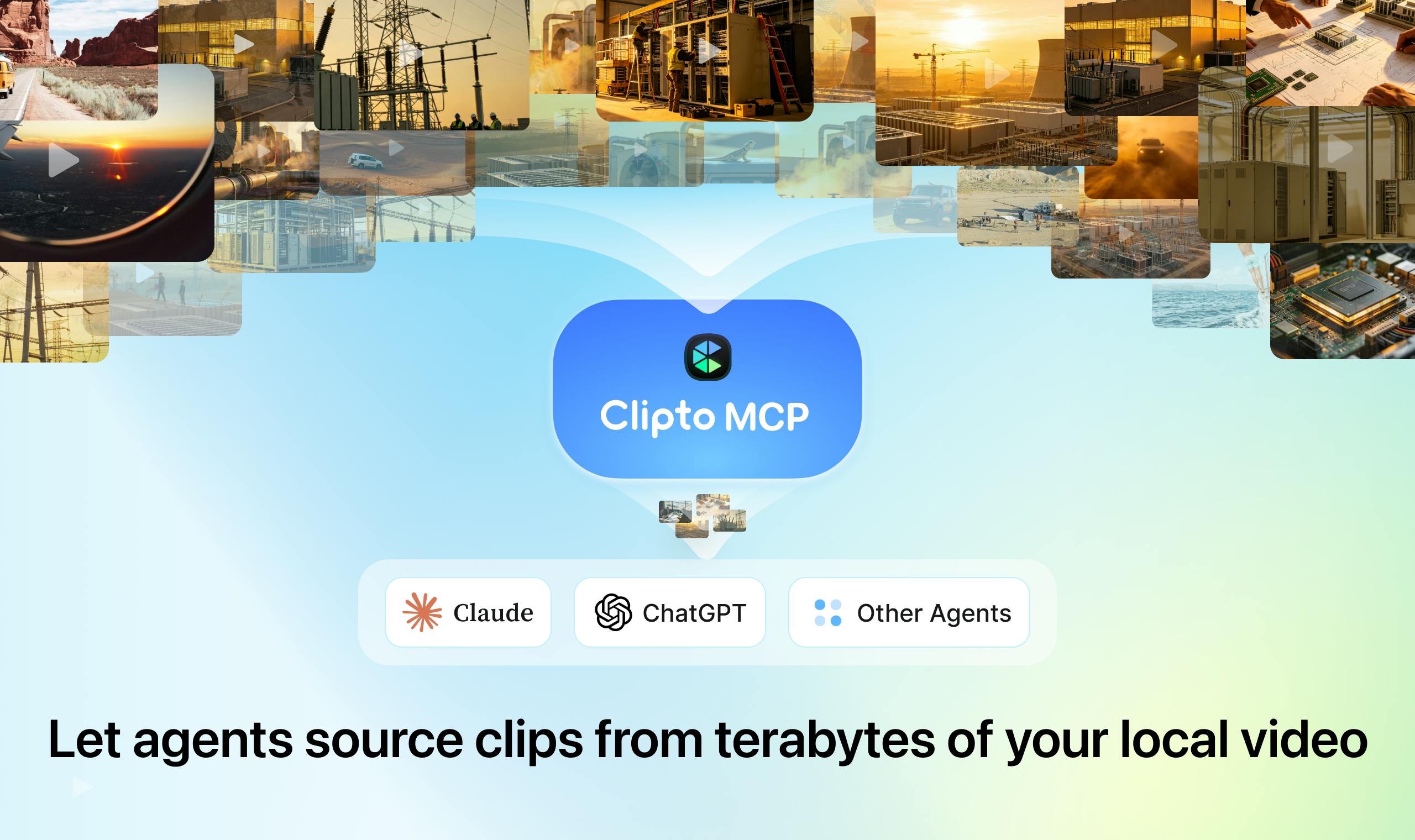 Clipto MCP:AI智能检索TB级本地视频素材的效率工具