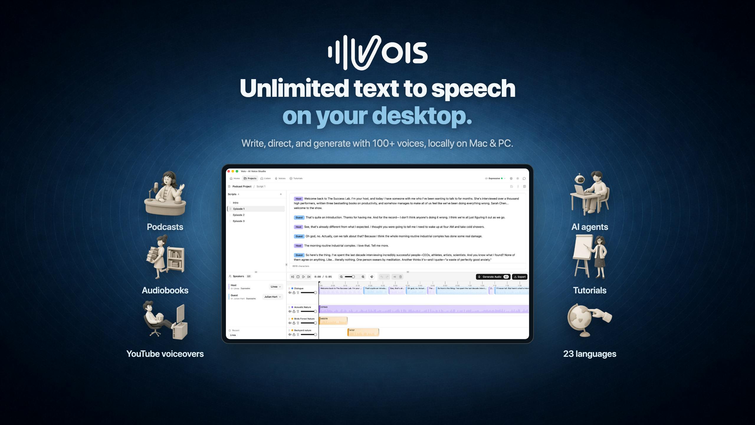 Vois 2.0 Review: Unlimited Voice Synthesis for $10/Month — Can It Replace ElevenLabs?