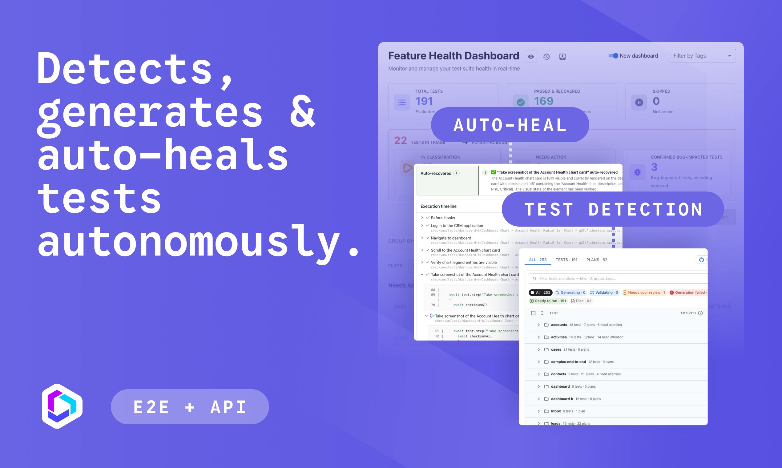 Checksum AI:AI编程时代的自动化测试搭档,生成、运行、自愈全闭环