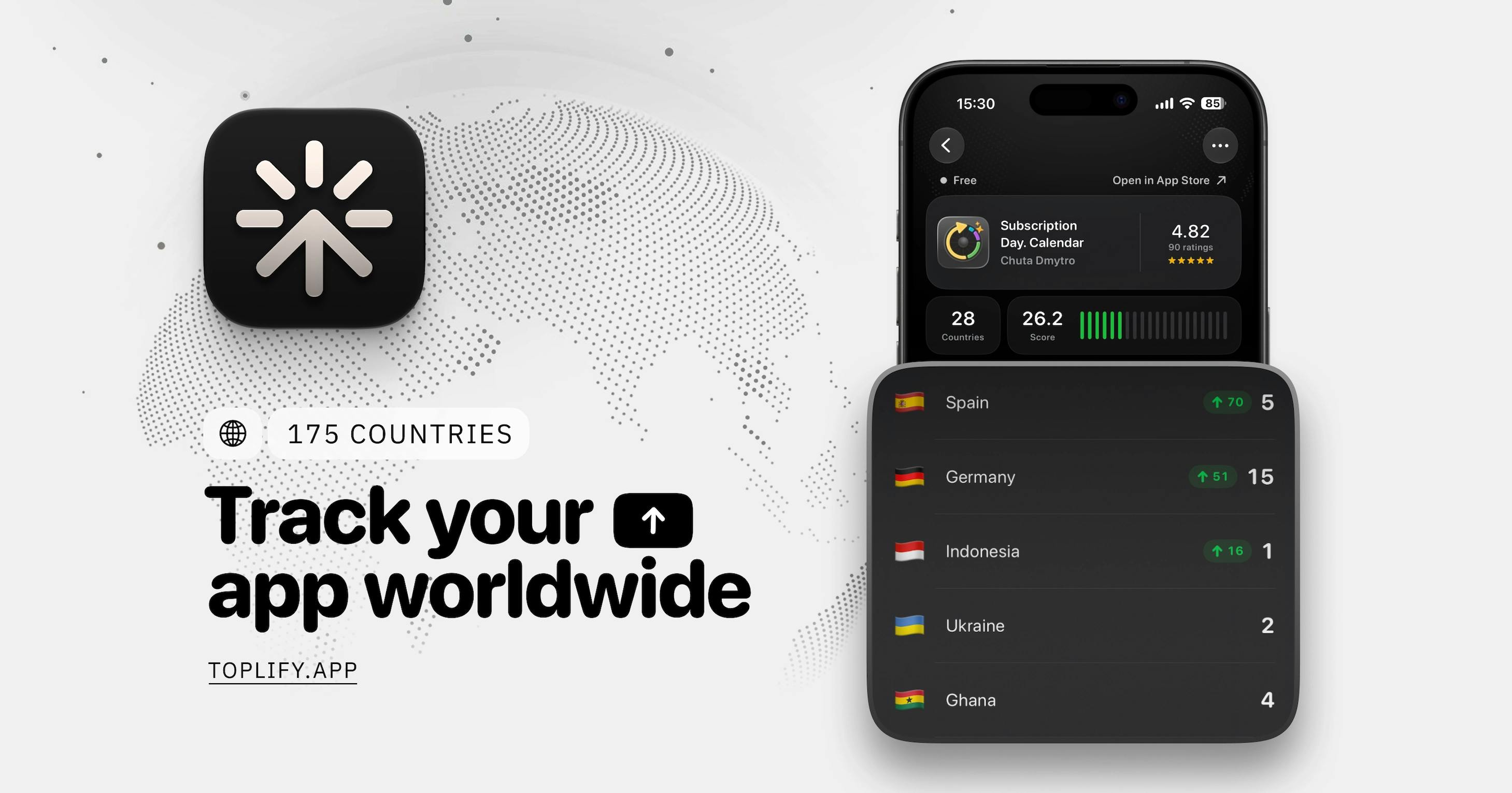 Toplify: A Real-Time App Store Ranking Monitor Covering 175 Countries — Full Review