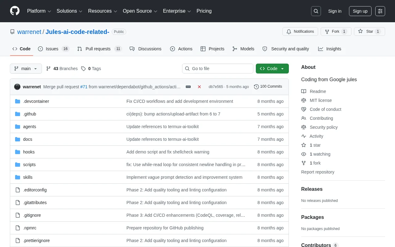 Google Jules AI Coding Assistant: A Quick Look at an Open-Source Practice Repo