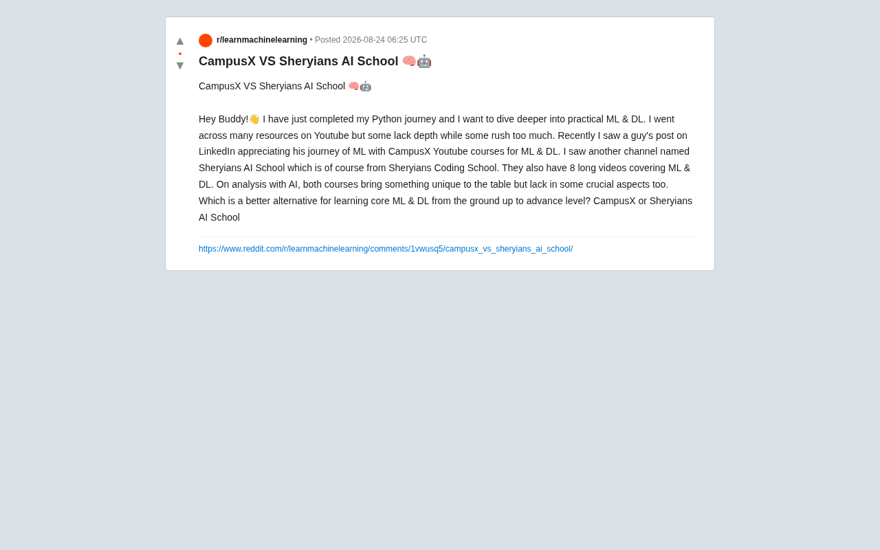 CampusX vs Sheryians AI School: Which Should You Choose for ML/DL Learning?