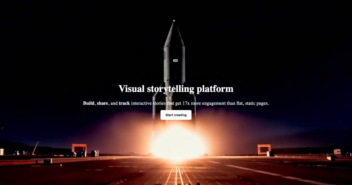 Scrollytelling: An AI-Powered Tool for Creating Immersive Scroll-Driven Narrative Pages