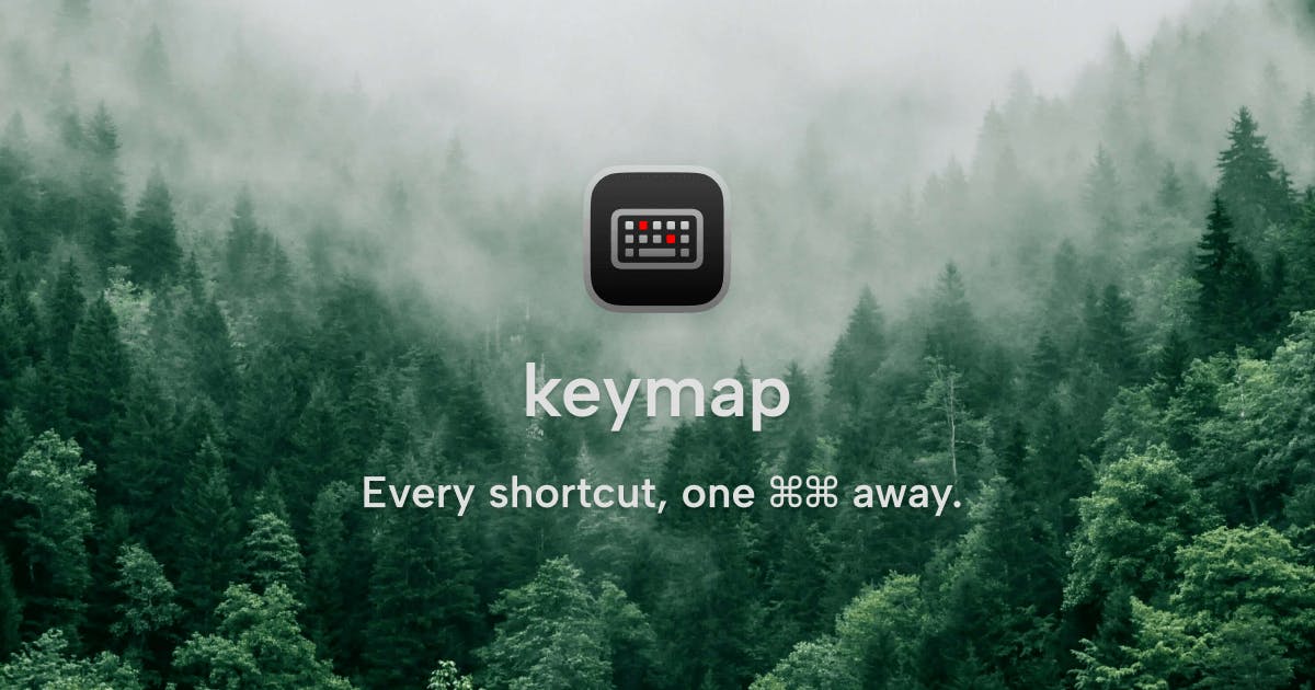 Keymap:双击⌘唤起全部快捷键,macOS效率神器