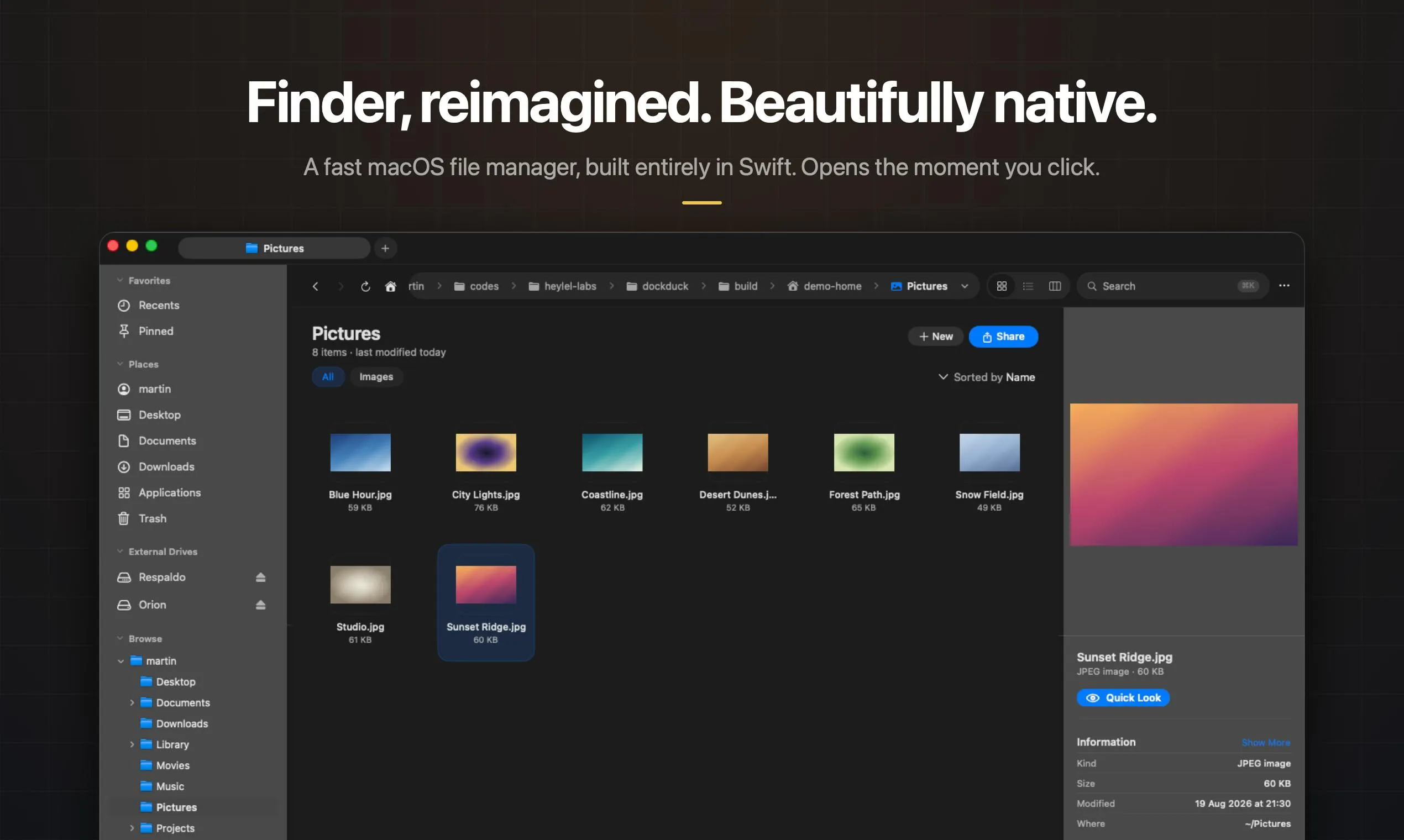 DockDuck: A Native Swift macOS File Manager — The Best Alternative to Finder
