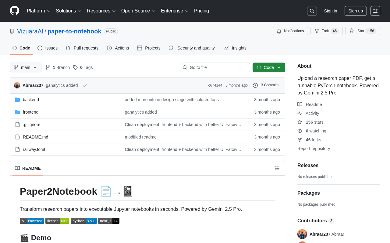 Paper-to-Notebook: Upload a Paper PDF and Generate PyTorch Code with One Click
