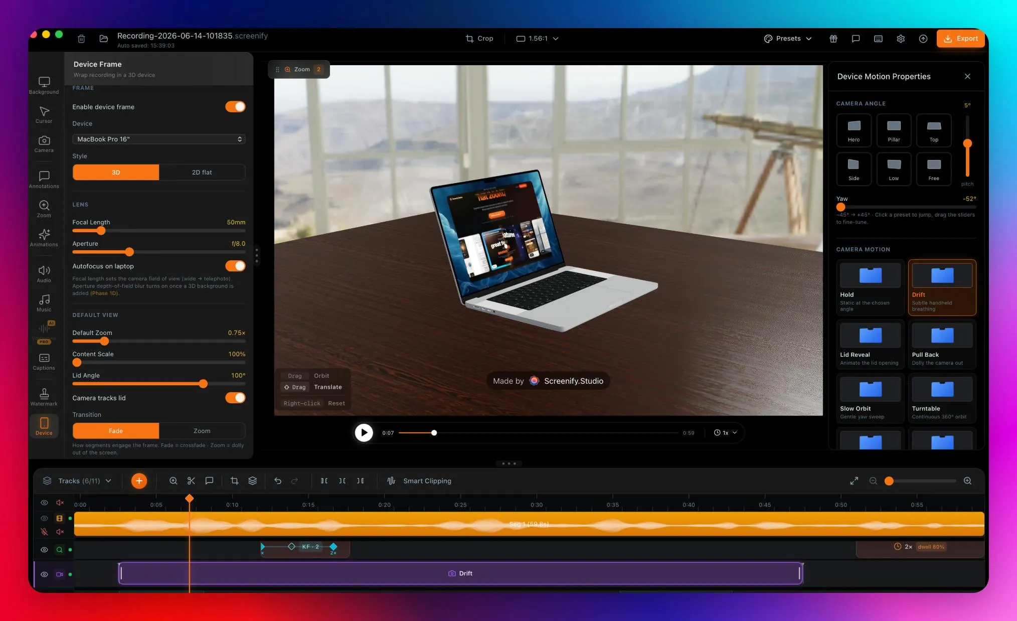 Screenify Studio: Using Natural Language to Drive AI-Automated Product Demo Recording