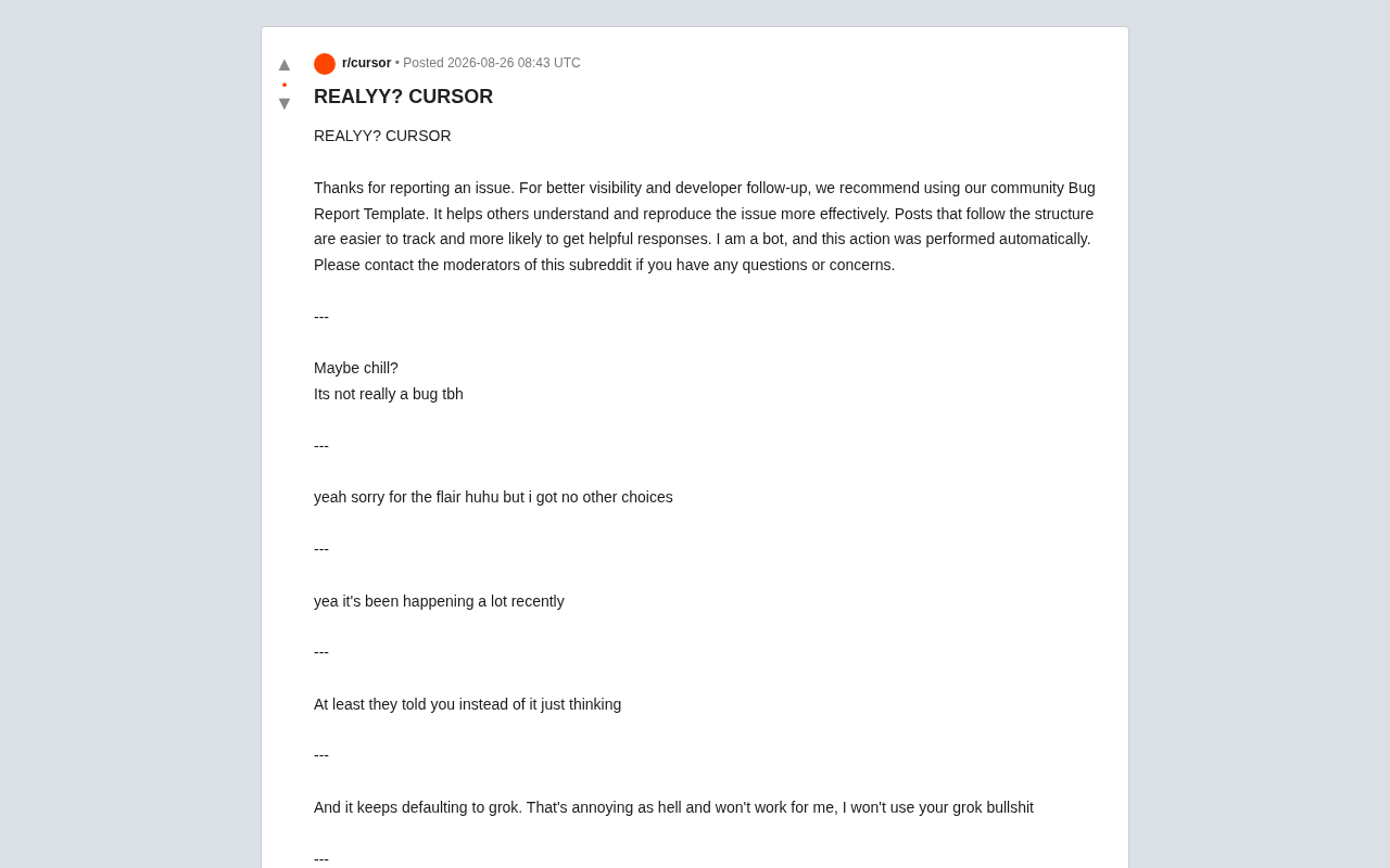 Cursor's Default Switch to Grok Sparks Backlash: Model Downgrade and Performance Decline Trigger User Complaints