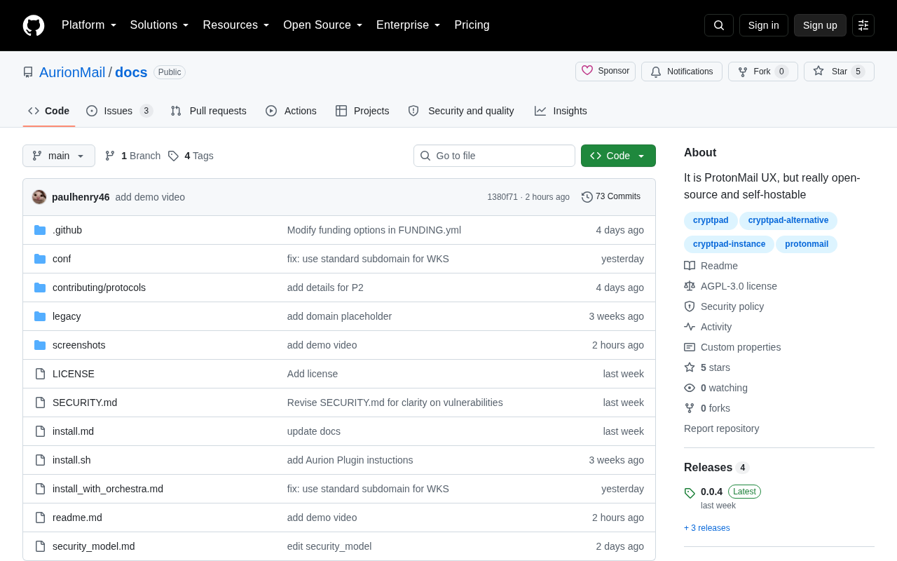 AurionMail: An End-to-End Encrypted Office Suite with a Single Password