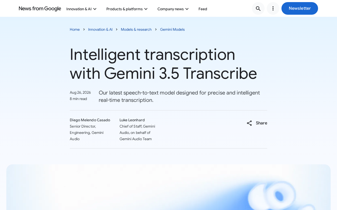 Gemini 3.5 Transcribe Explained: From Dictation to Intelligent Speech-to-Text