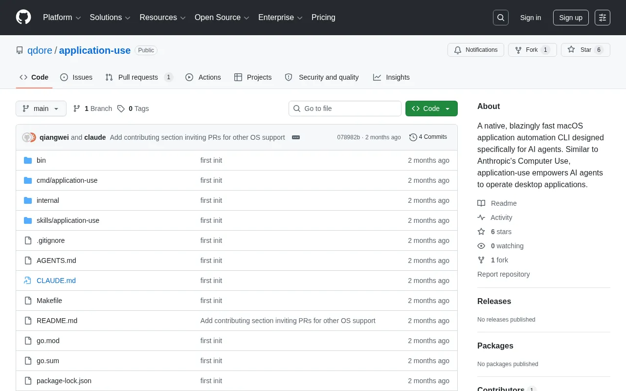 application-use: A Native macOS Desktop Automation CLI Tool Rivaling Anthropic Computer Use