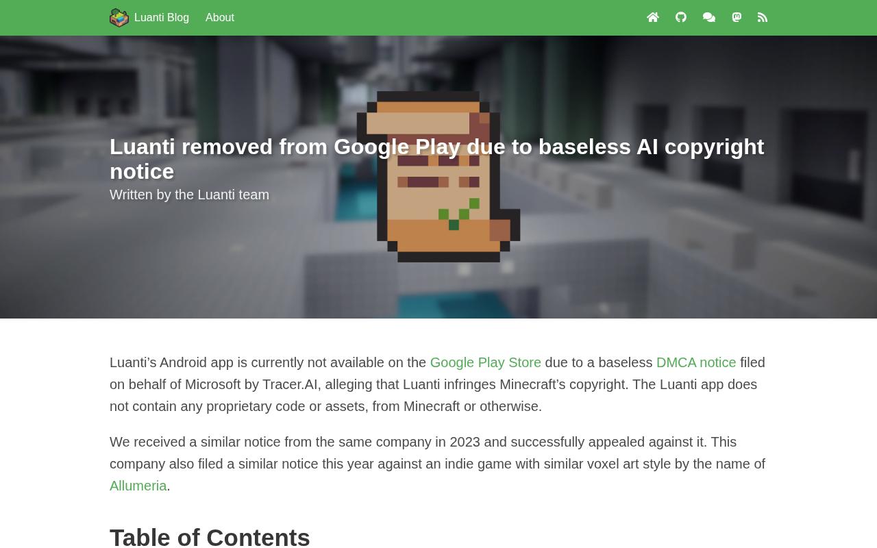 Luanti Removed from Google Play: How an AI Moderation System Falsely Flagged an Open-Source Game for Copyright Infringement