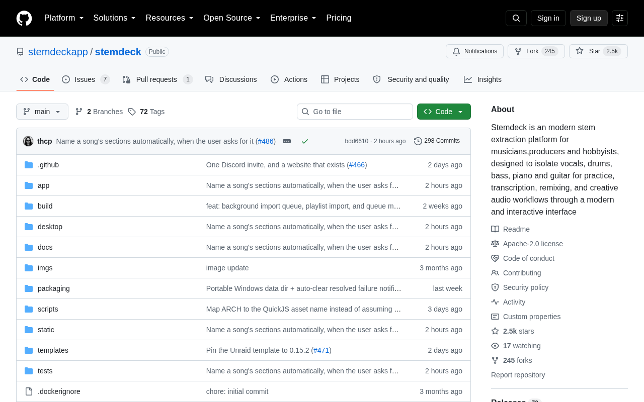 StemDeck: A Detailed Look at the Free, Open-Source, Local AI Stem Separation Tool