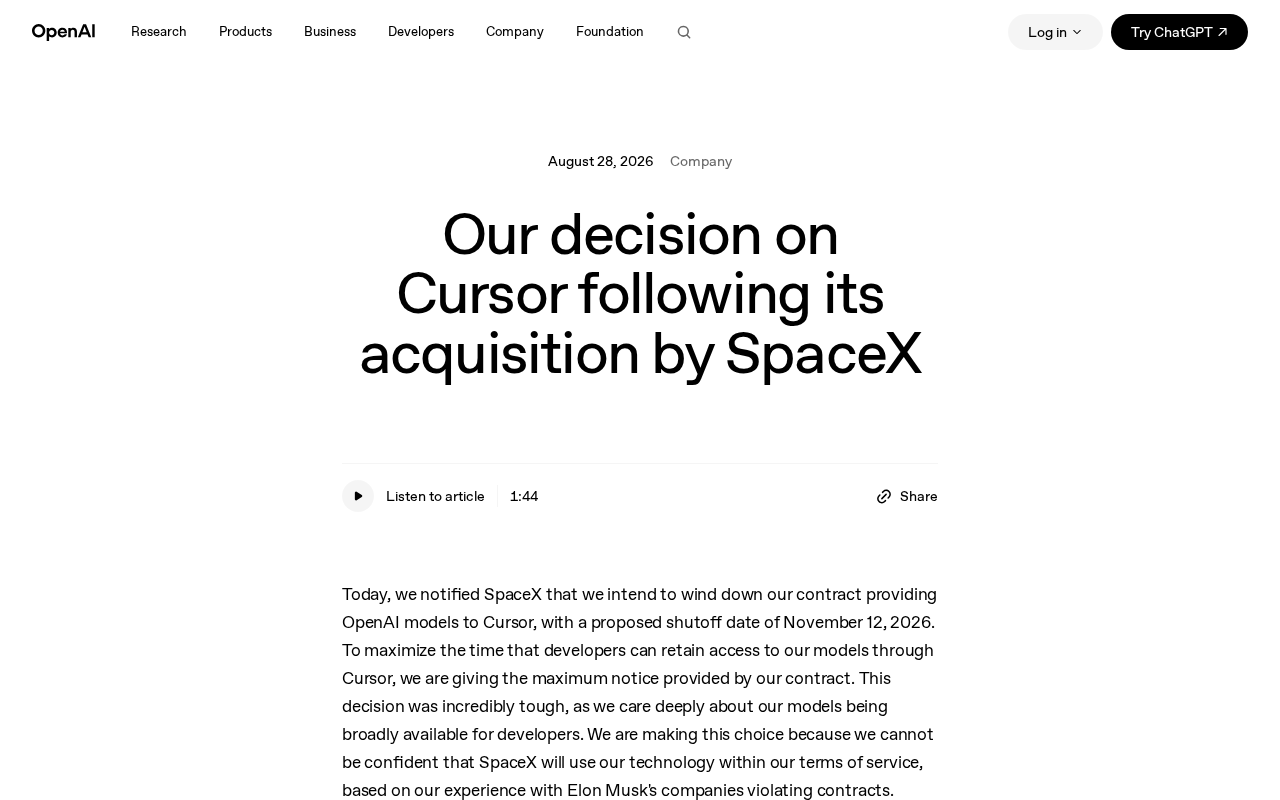 Cursor Acquired by SpaceX? How Developers Should Prepare for AI Coding Tool Upheaval