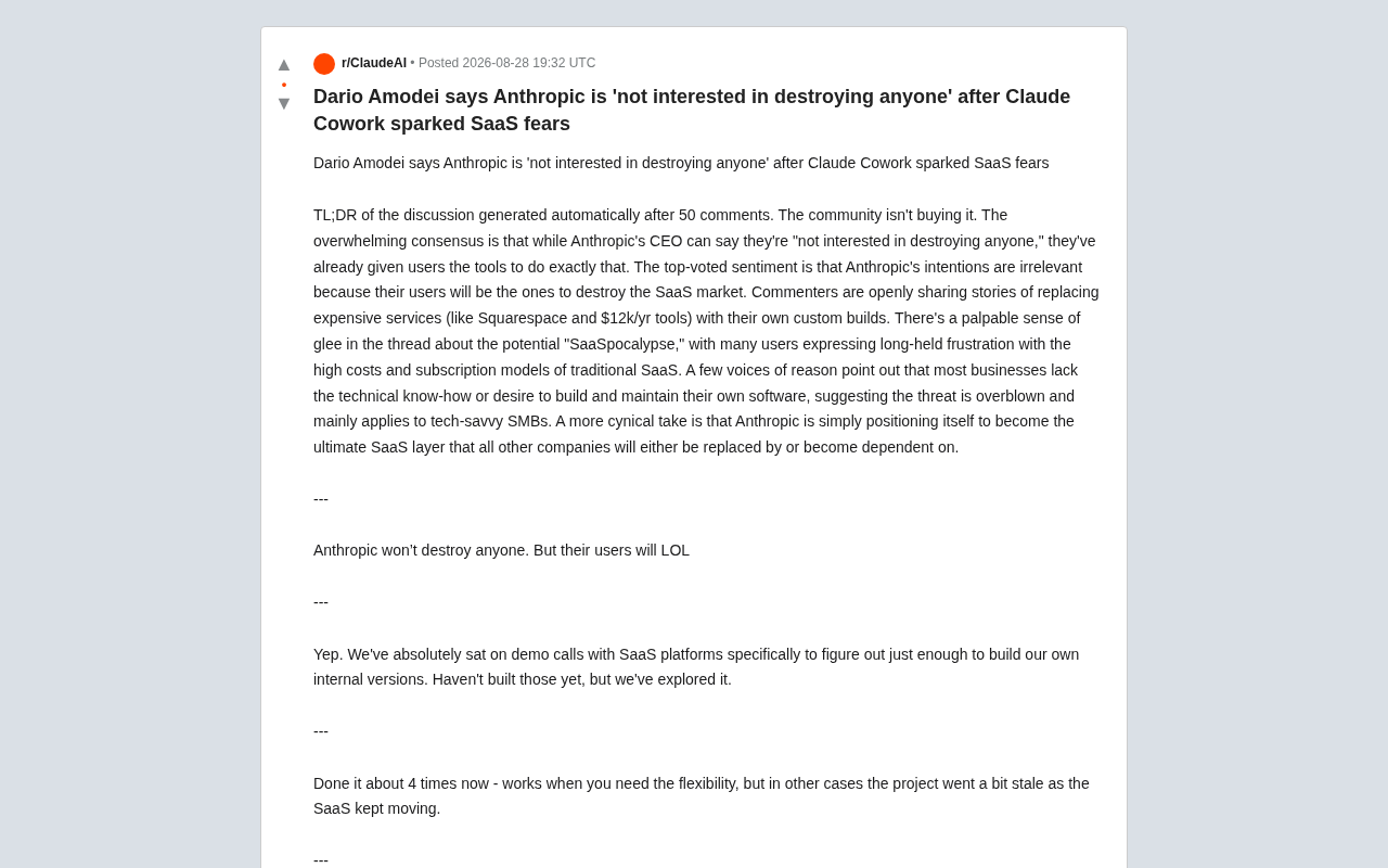 reddit讨论截图