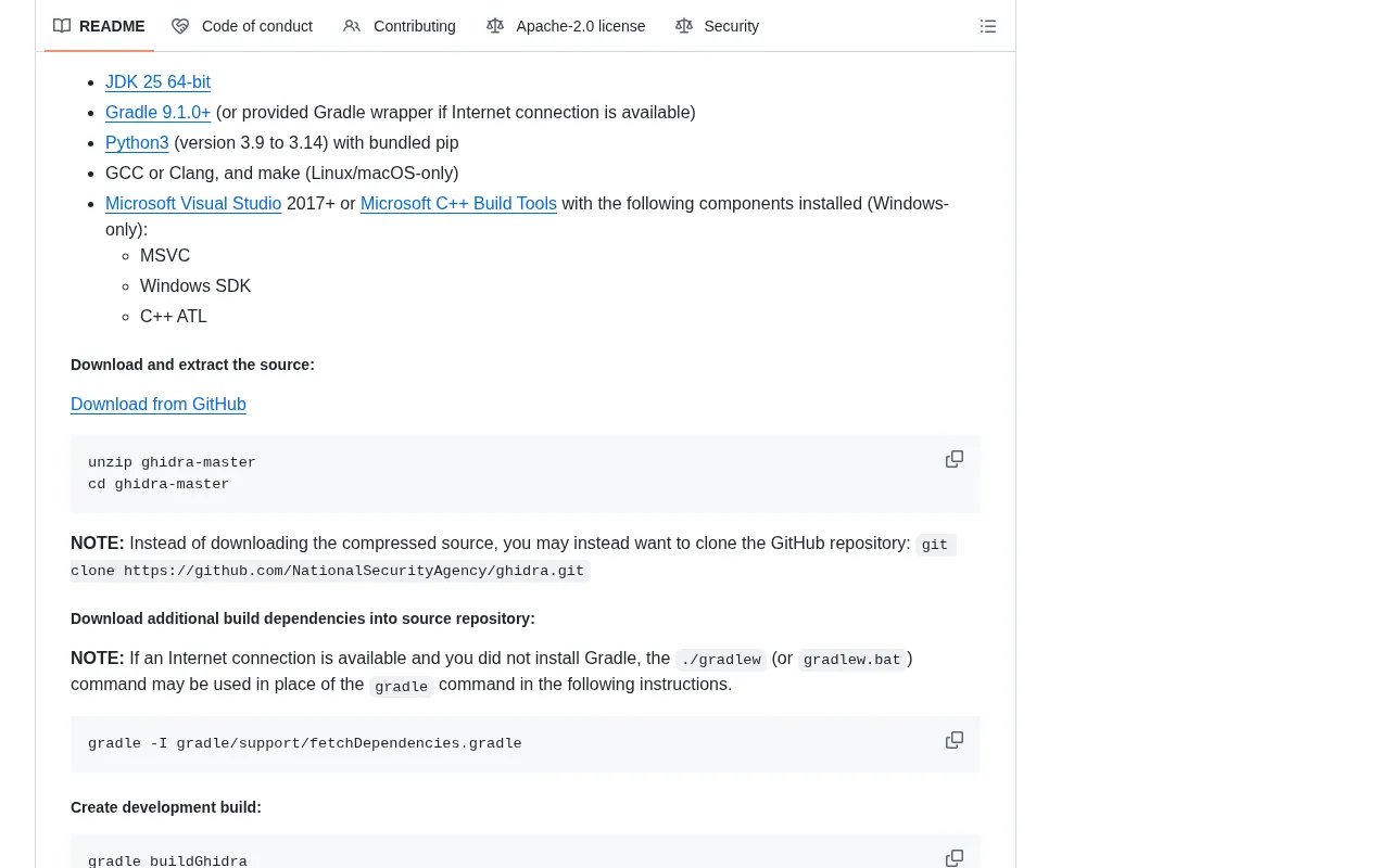 Ghidra feature interface