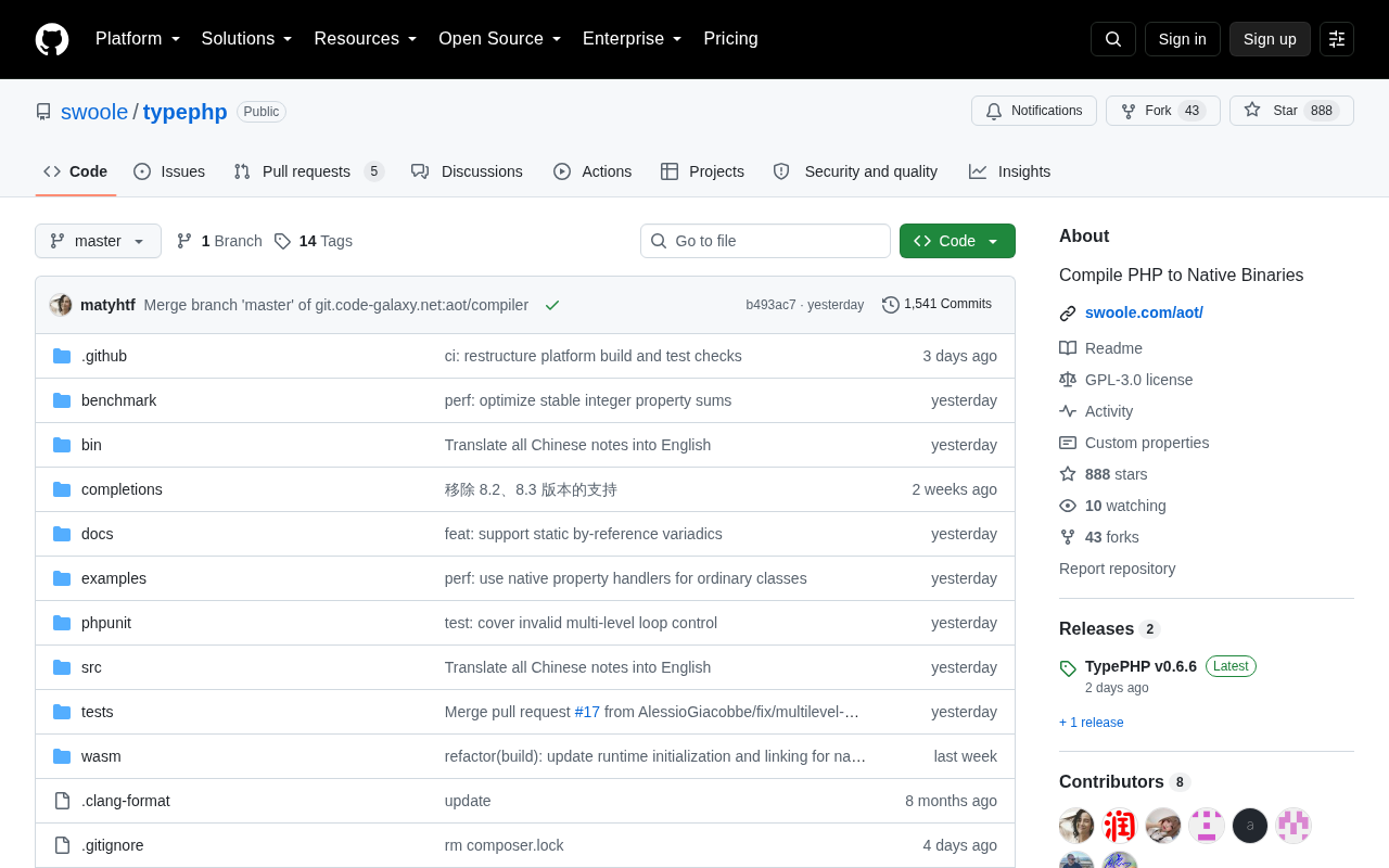 TypePHP: The Swoole Team's New Open-Source Approach to Compiling PHP into Native Binaries