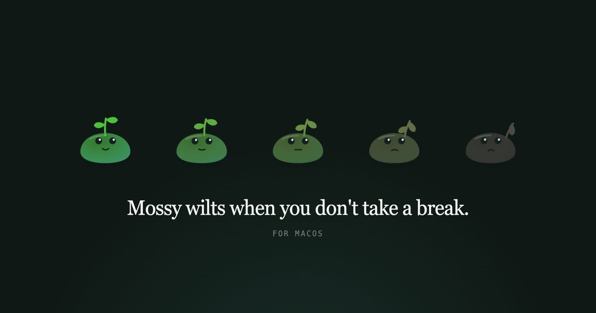 Mossy 桌面植物界面