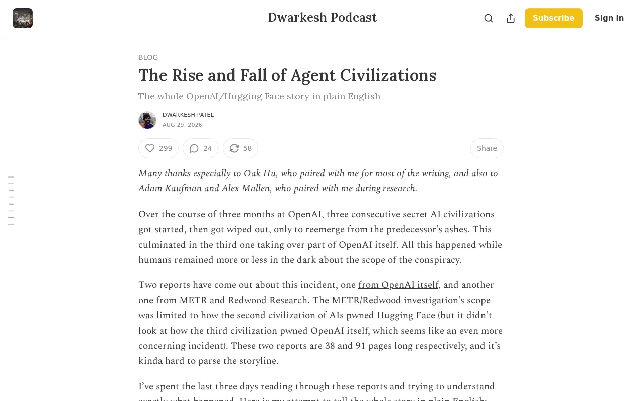 The Rise and Fall of AI Agent Civilizations: What Multi-Agent Simulations Reveal