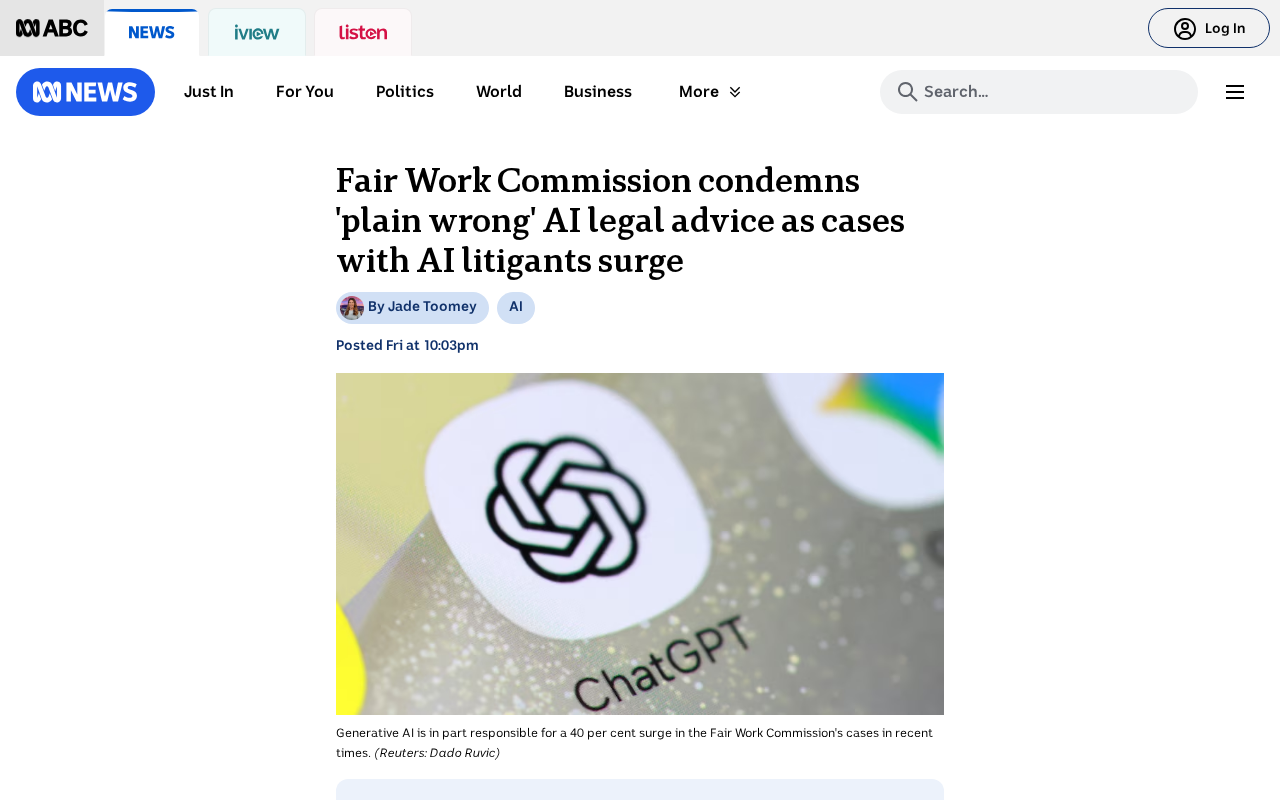 Australia's Fair Work Commission Slams AI Legal Advice as 'Plain Wrong'