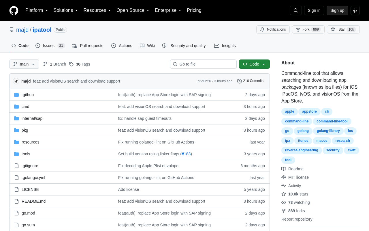 ipatool: A Powerful Open-Source Command-Line Tool for Downloading App Store IPA Packages