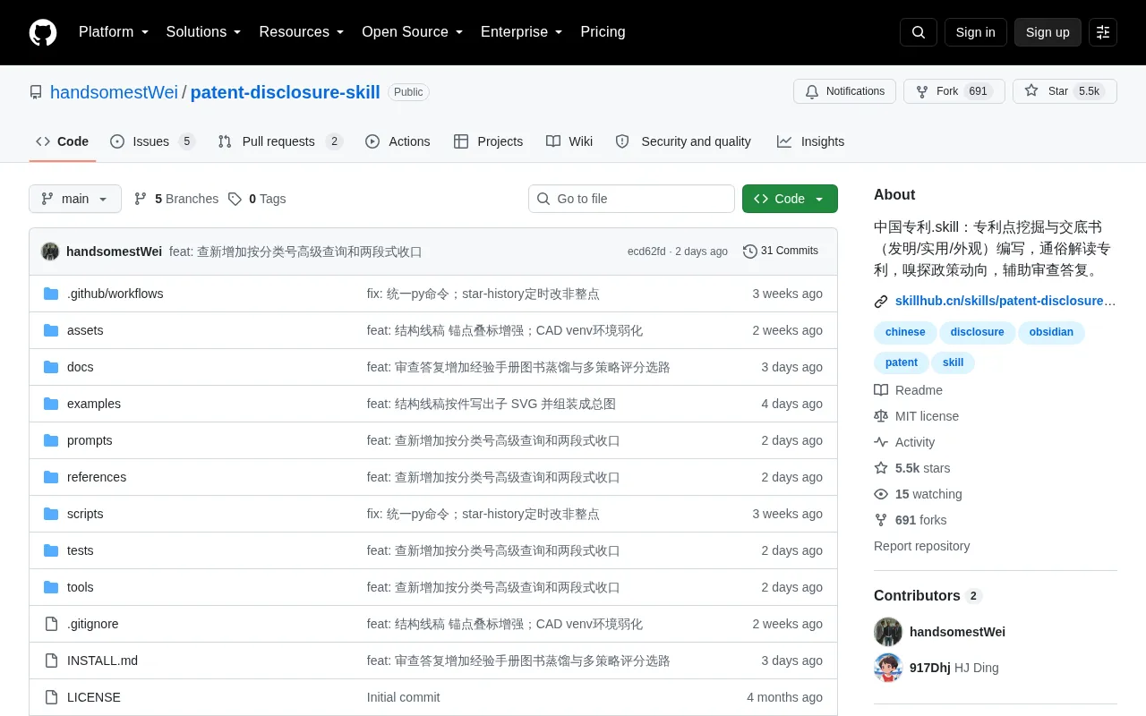 patent-disclosure-skill: An AI-Powered Open-Source Tool for the Entire Chinese Patent Workflow