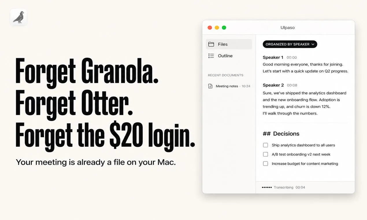 Ulpaso Product Page