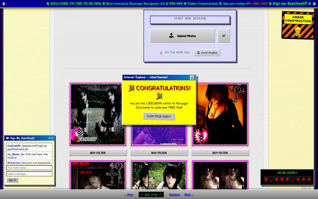 RawY2K: A Chrome Retro Theme Extension That Sends Any Webpage Back to the 90s with One Click