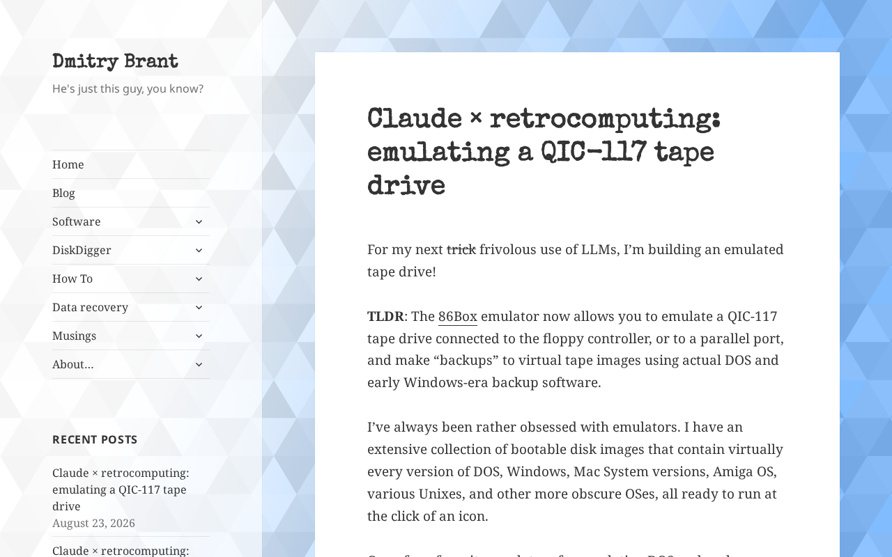 Reviving Vintage Tape Drives with Claude: AI-Assisted Reverse Engineering in Practice