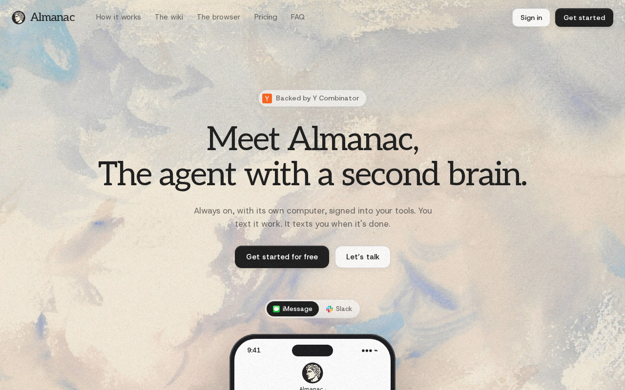Almanac 在 Hacker News 的发布页面