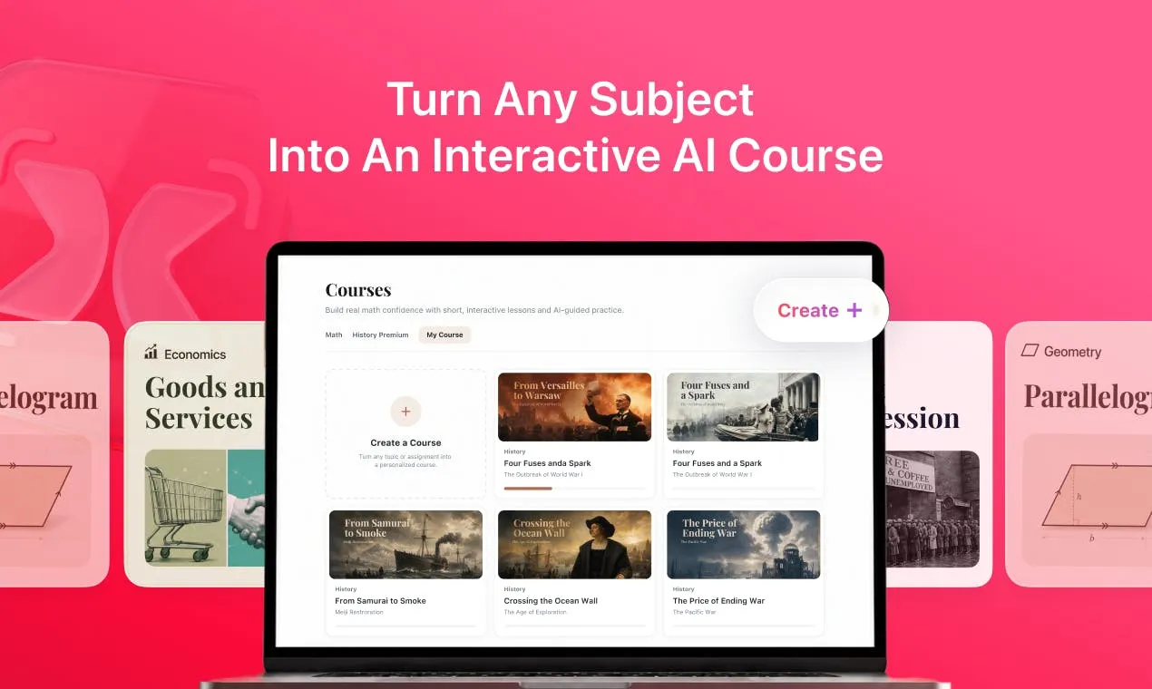 Gauth AI Course: An AI Education Tool That Turns Any Topic into an Interactive Course with One Click