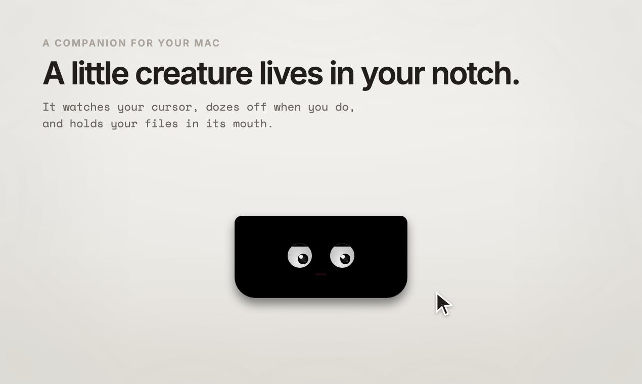 Notchling:住进MacBook刘海里的桌面宠物精灵