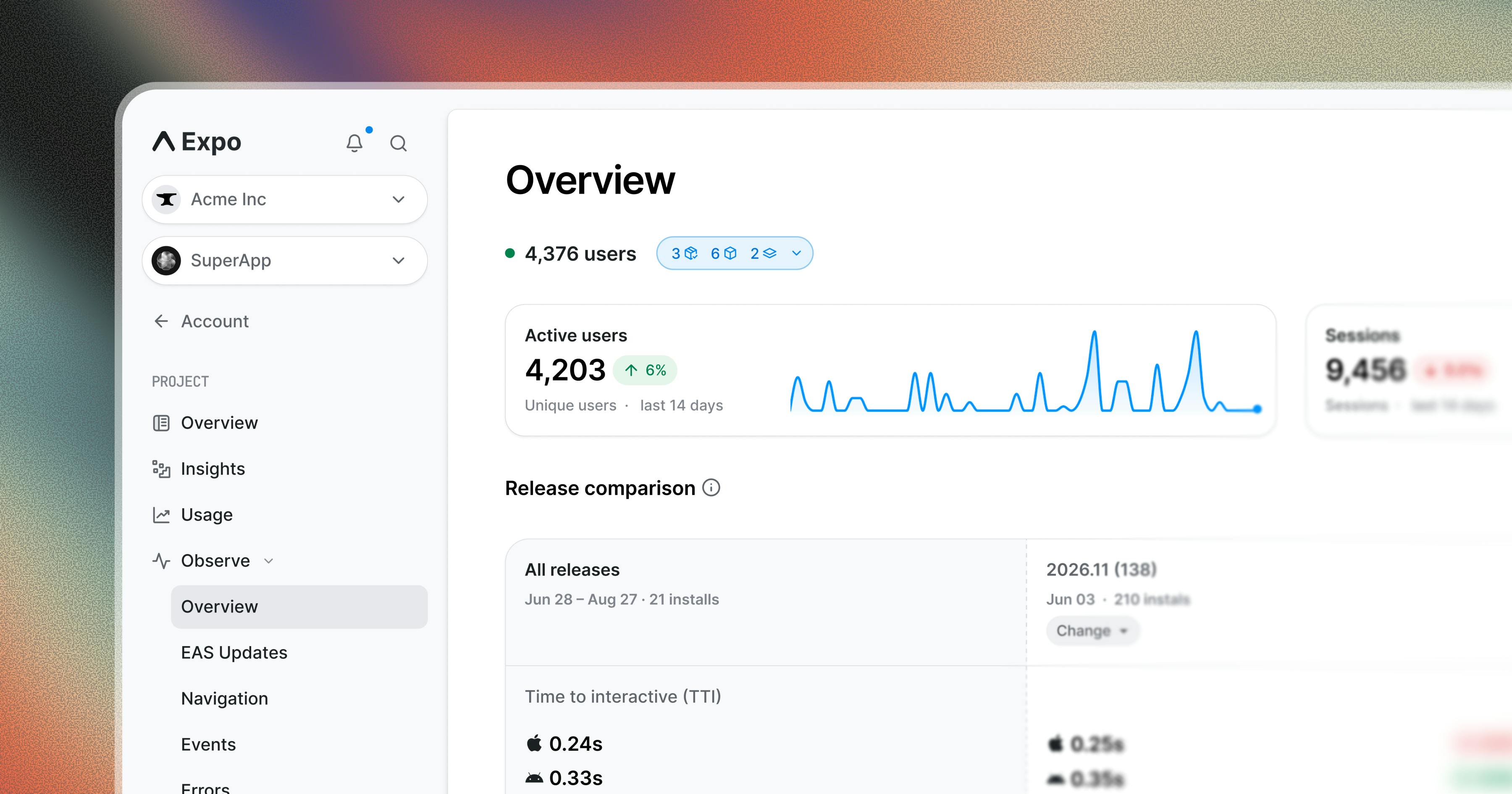 EAS Observe:Expo和React Native专属性能监控工具详解