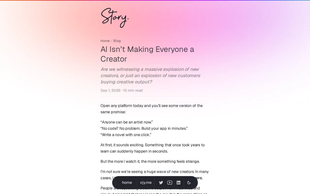 AI Hasn't Turned Everyone Into a Creator: The Truth and Misconceptions of Tool Empowerment