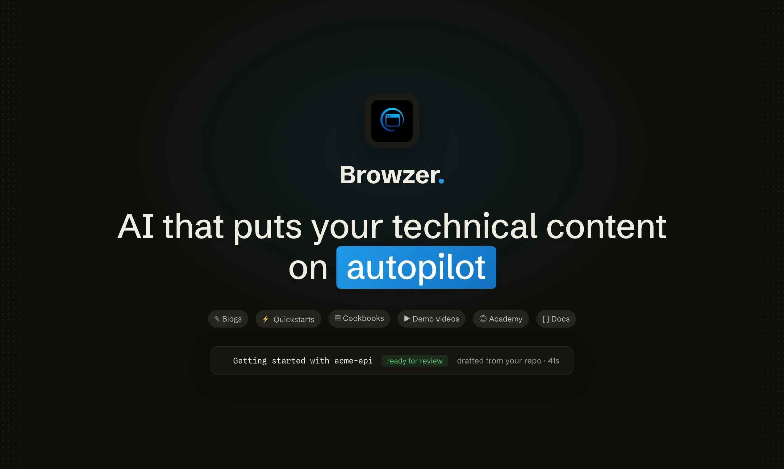 Browzer: The AI Tool That Keeps Your Technical Docs in Sync with Your Code
