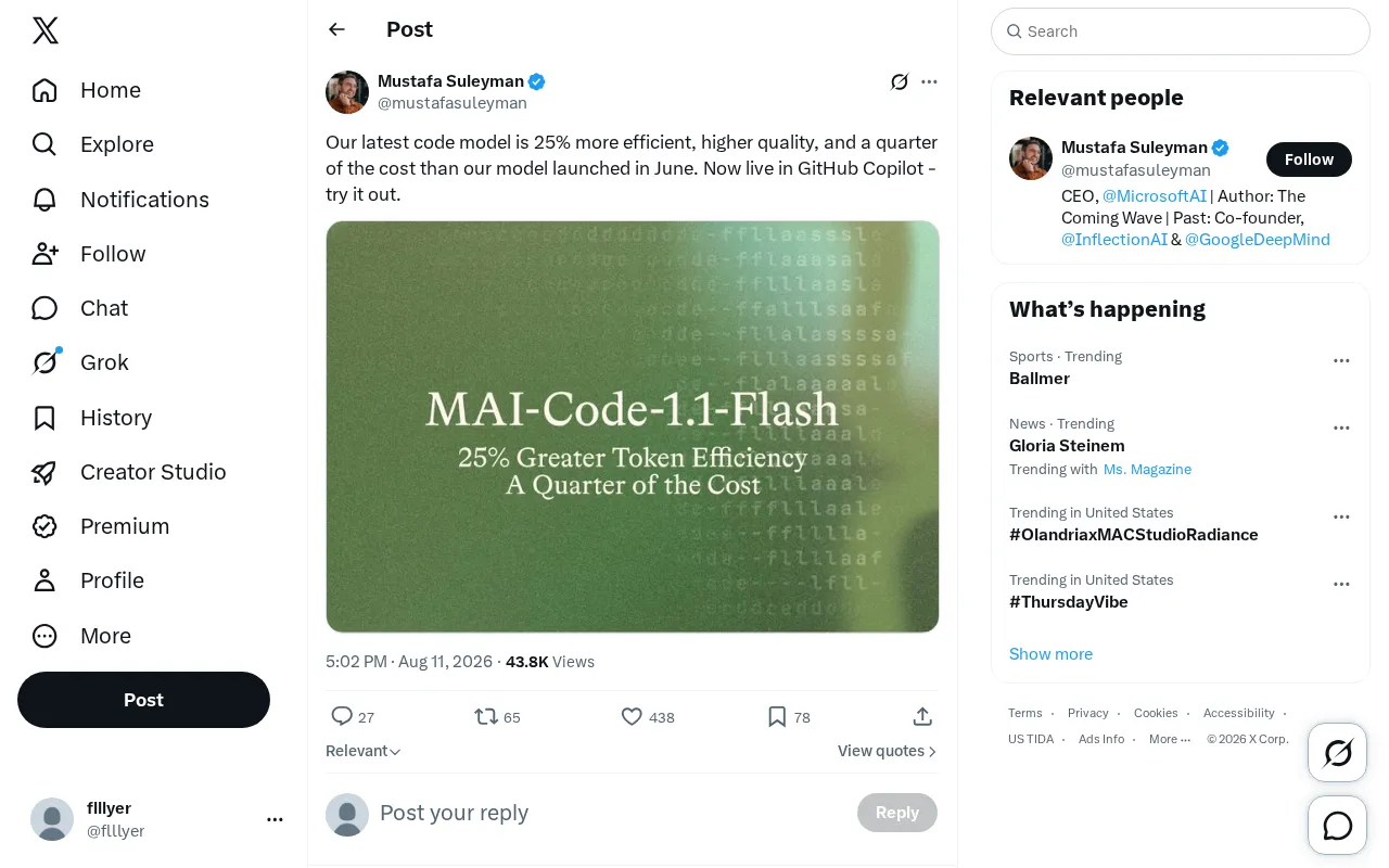 Next-Gen Code Model Lands in Copilot: 25% More Efficient at a Quarter of the Cost