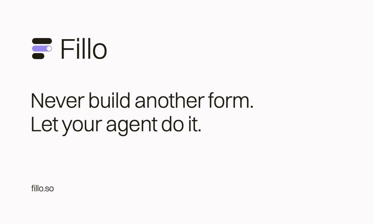Fillo:让编码智能体轻松构建产品表单的开发者SDK