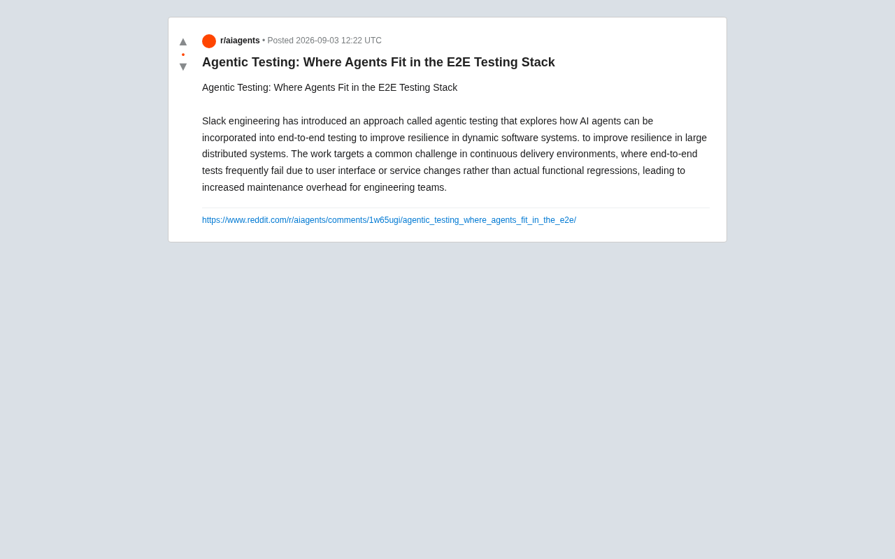 Slack Agentic Testing实践:AI代理如何解决E2E测试脆弱性难题